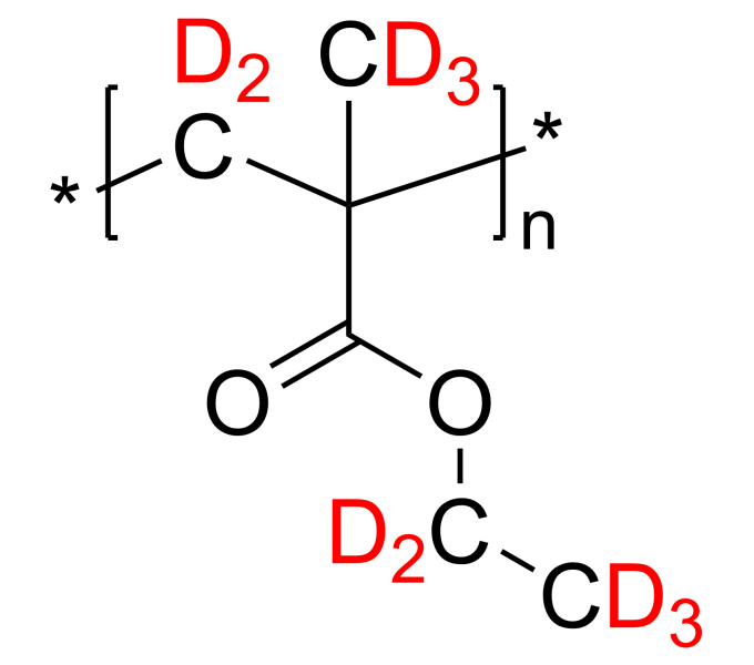 Deuterated Poly(ethyl methacrylated10)