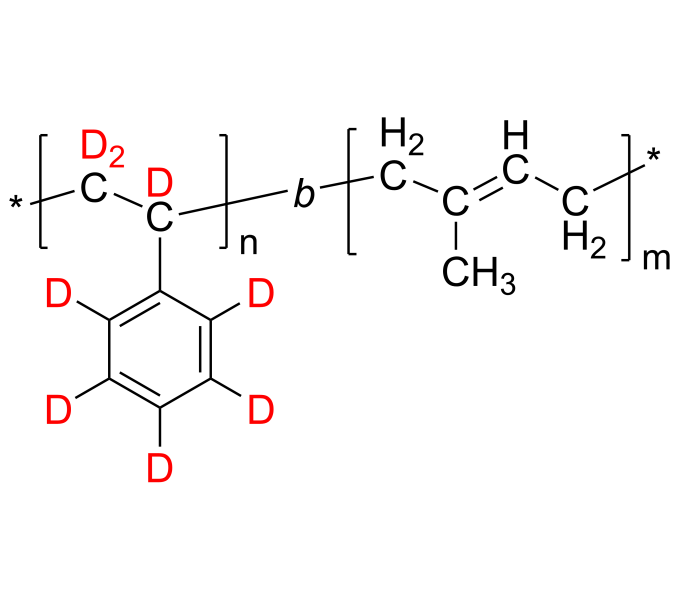 Poly(deuterated styrened8)bpoly(1,4isoprene)