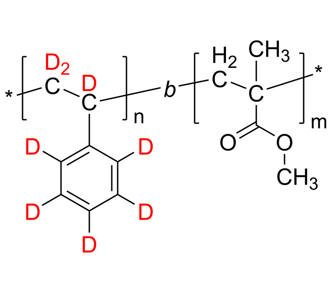 Poly(deuterated styrened8)bpoly(methyl methacrylate)