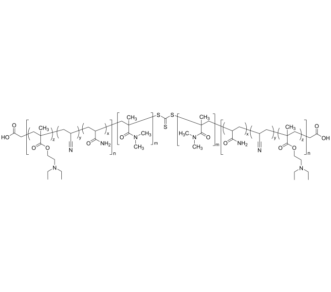 Poly(acrylamidecoacrylonitrileco2[N,Ndiethylamino]ethyl