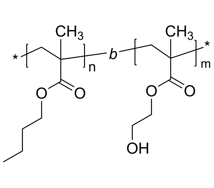 Poly(nbutyl methacrylate)bpoly(2hydroxyethyl methacrylate)