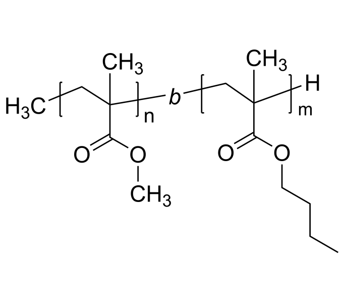 Poly(methyl methacrylate)bpoly(nbutyl methacrylate)