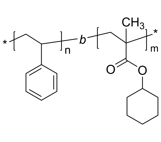 Poly(styrene)bpoly(cyclohexyl methacrylate)