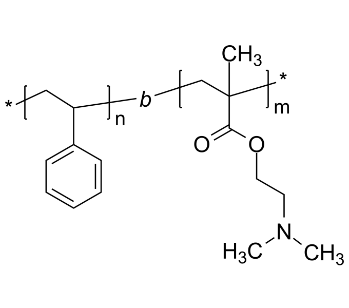 Poly(styrene)bpoly(N,Ndimethylaminoethyl methacrylate)
