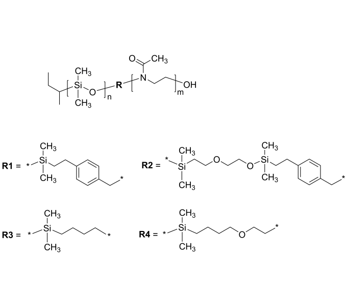 Poly(dimethylsiloxane)bpoly(2methyloxazoline)