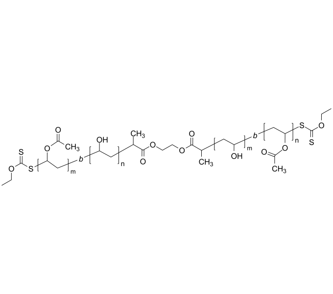 Poly(vinyl acetate)bpoly(vinyl alcohol)bpoly(vinyl acetate)