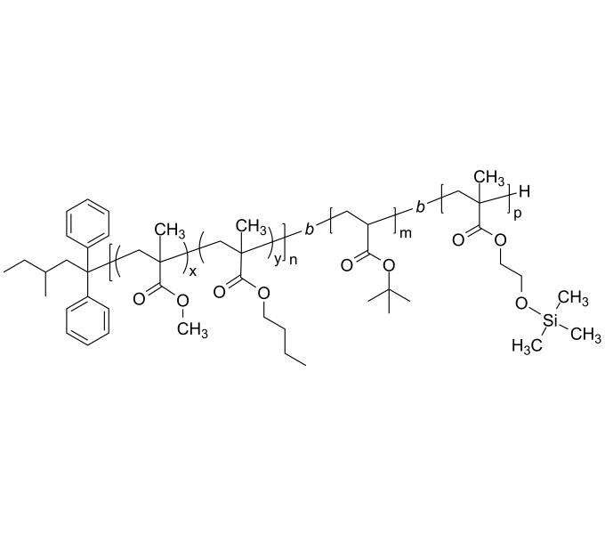 Poly(methyl methacrylateconbutyl methacrylate)bpoly(tertbutyl