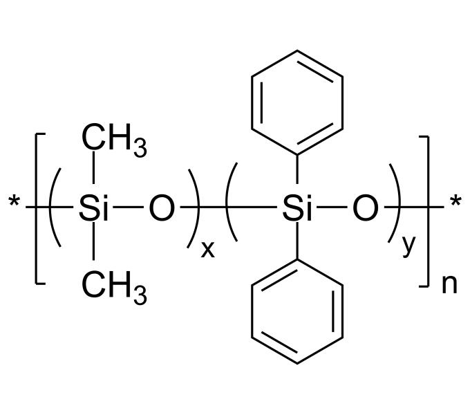 Poly(dimethylsiloxanecodiphenylsiloxane), random