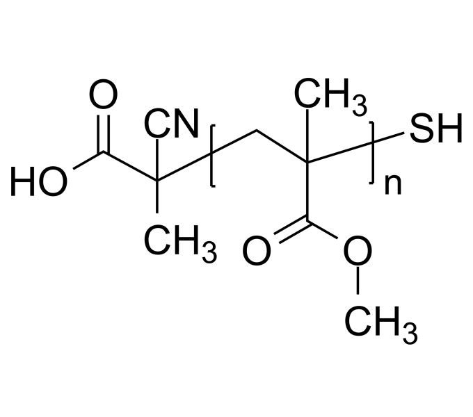 Poly(methyl methacrylate), (αcarboxy, ωthiol)terminated