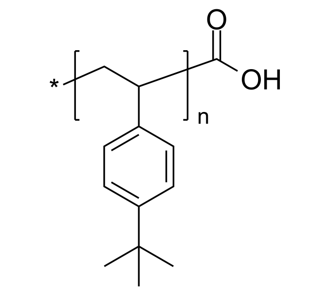 Poly(4-tert-butyl styrene), ω-carboxy-terminated