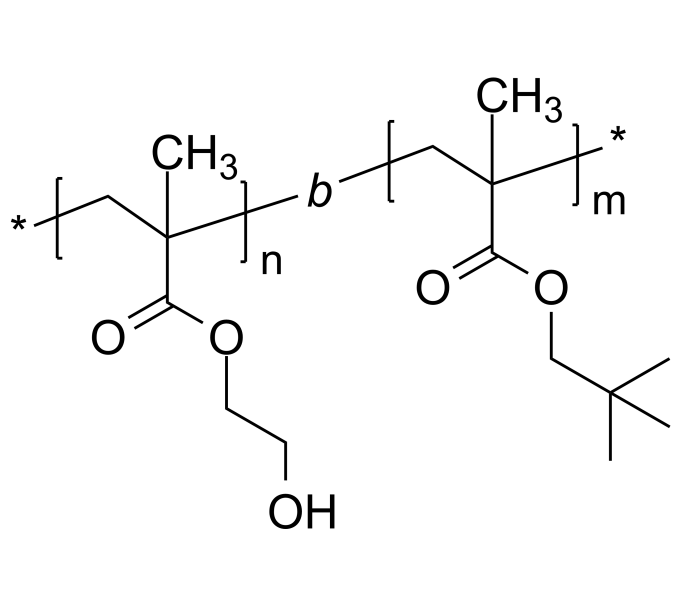 Poly(2hydroxyethyl methacrylate)bpoly(neopentyl methacrylate)