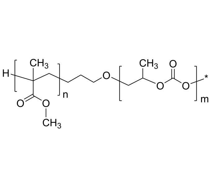 Poly(methyl methacrylate)bpoly(propylene carbonate)