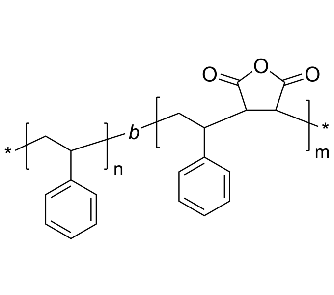 Poly(styrene)bpoly(styrenealtmaleic anhydride)